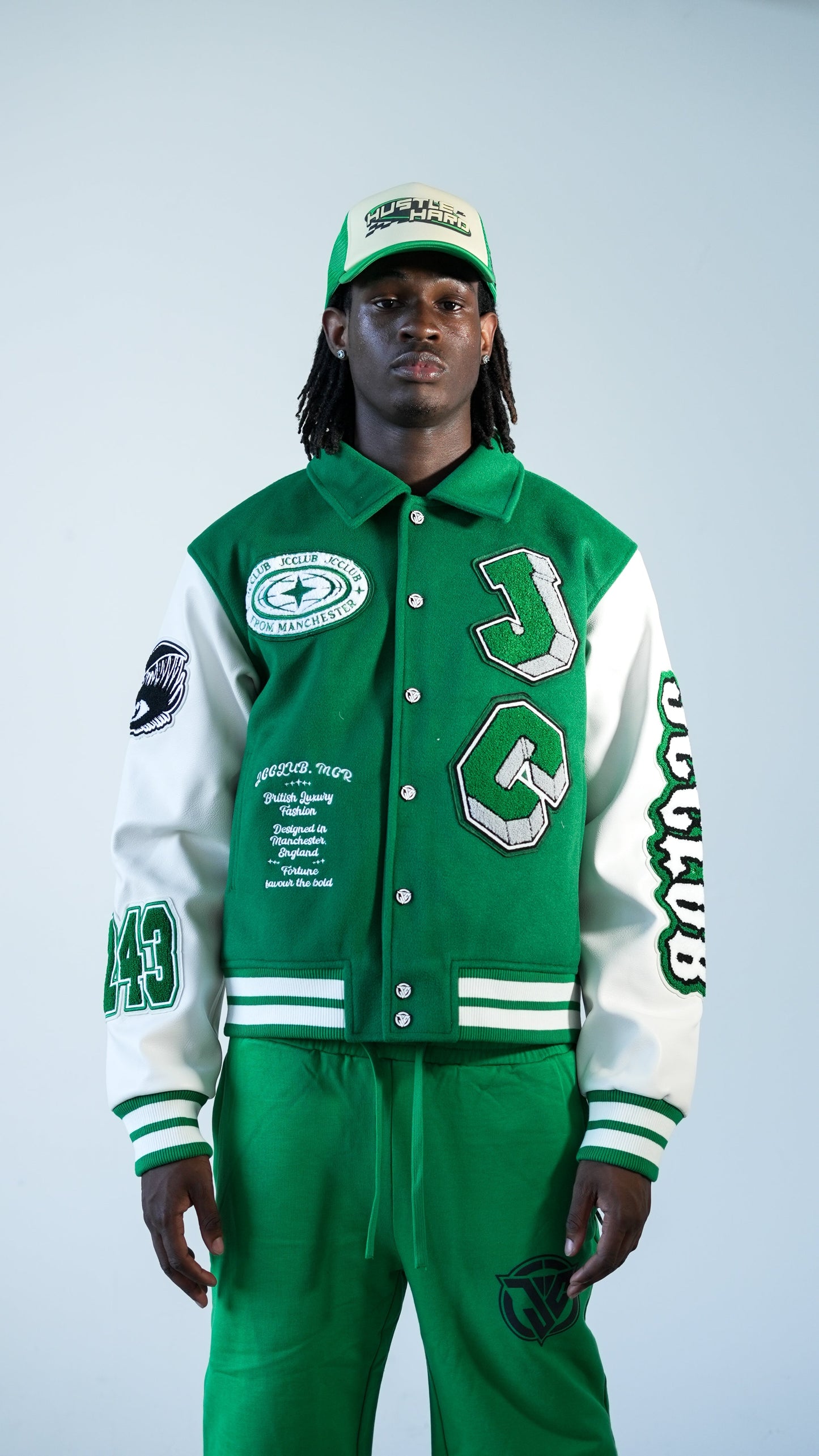The JCCLUB J Varsity Jacket — Bold, Clean & Built to Stand Out