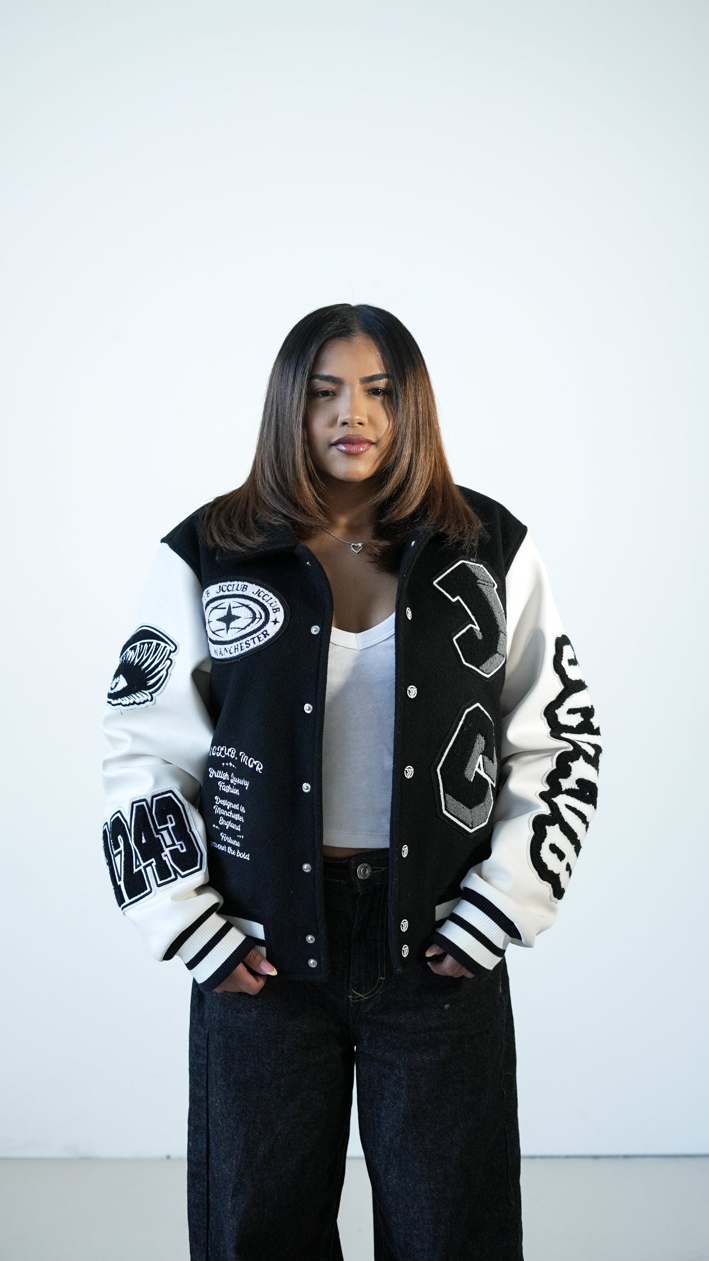 How to Style the JCCLUB J Varsity Jacket — 3 Ways to Wear It