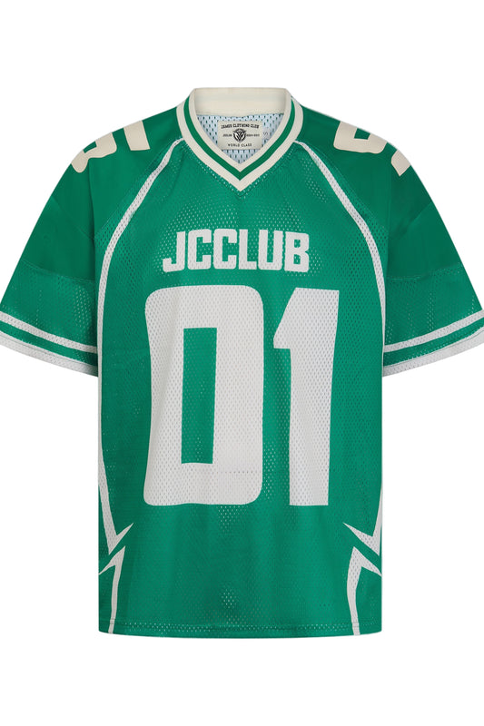 JCCLUB Knit 01 Forest Green Football Shirt — Manchester Streetwear
