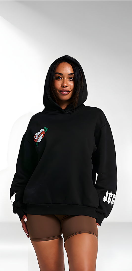 JCCLUB Heart Hoodie and Freedom Hoodie — best streetwear hoodies UK