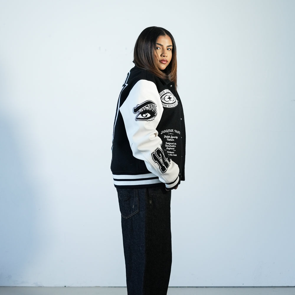 
                      
                        J Varsity Jacket
                      
                    