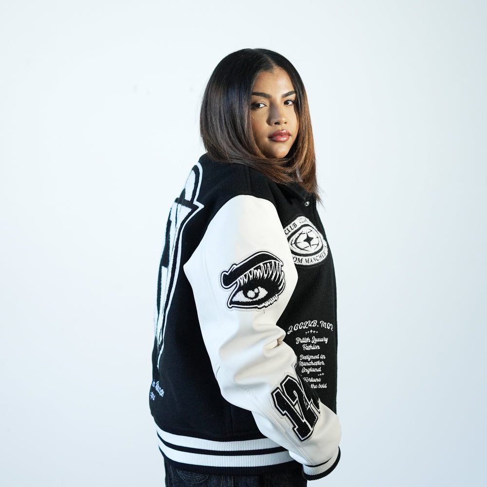 
                      
                        J Varsity Jacket
                      
                    