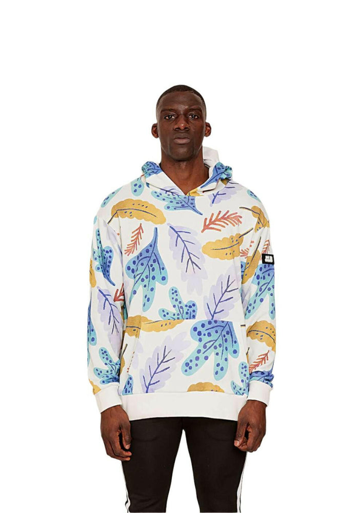 
                      
                        men Leaf print hoodie
                      
                    