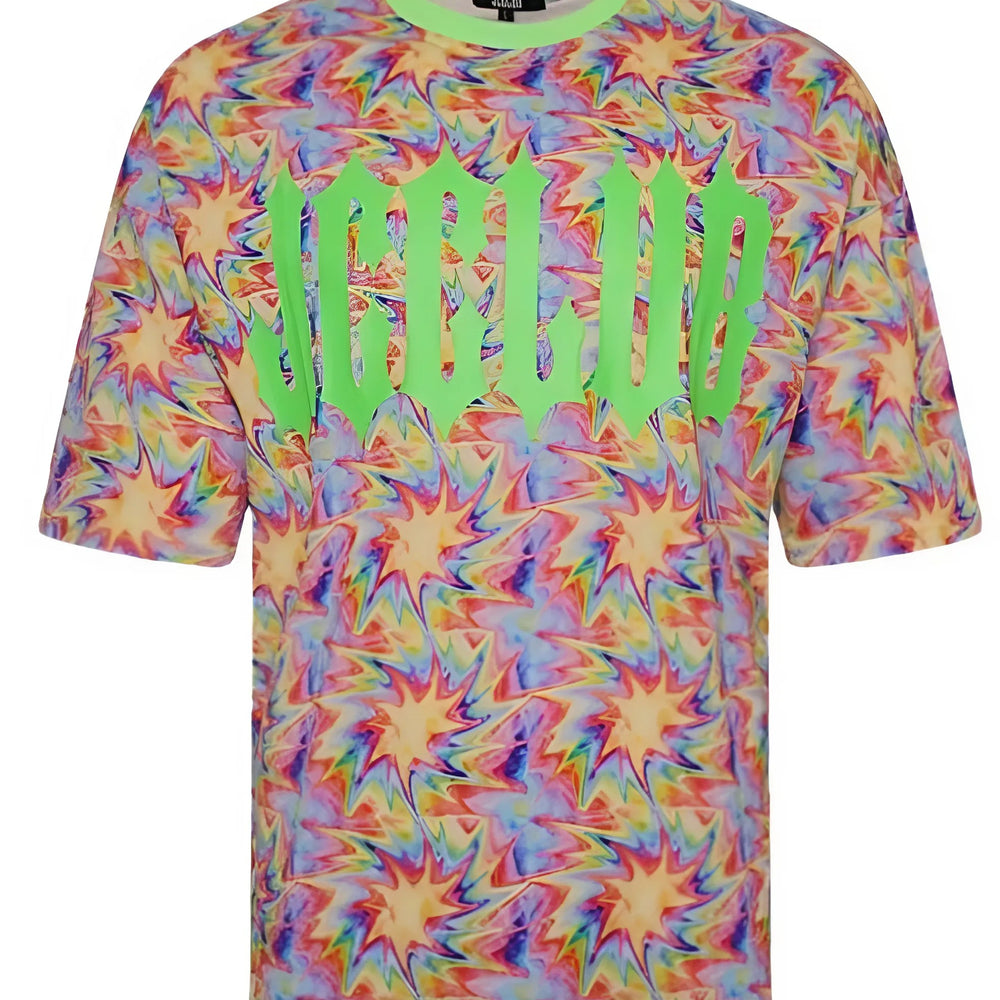 Tie-Dye Logo-Print Man