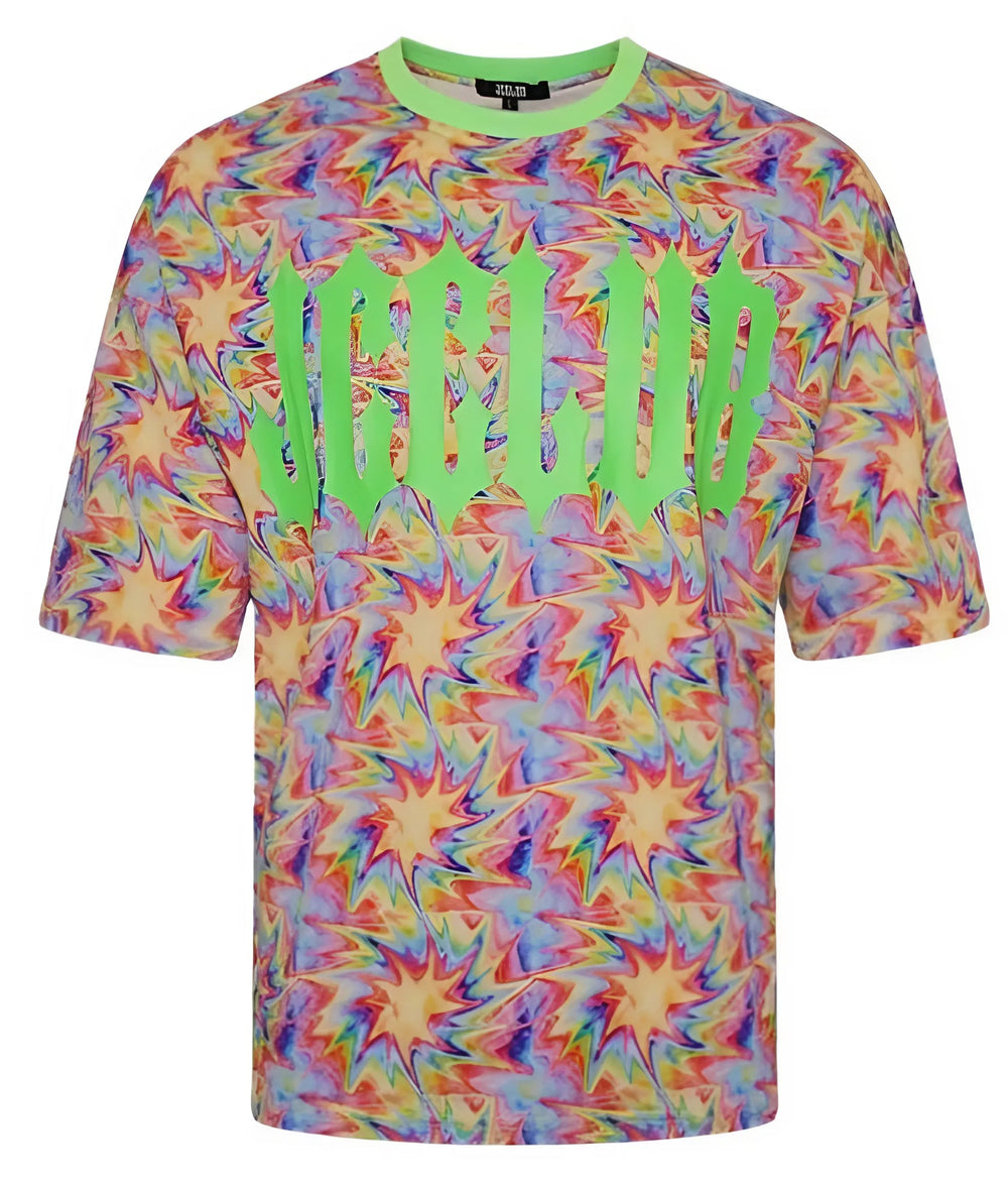 Tie-Dye Logo-Print Man