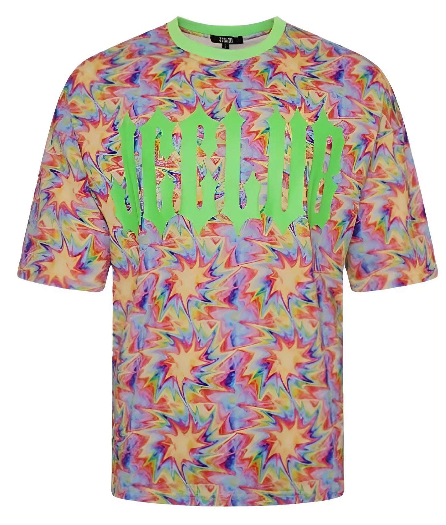 Tie-Dye Logo-Print Man