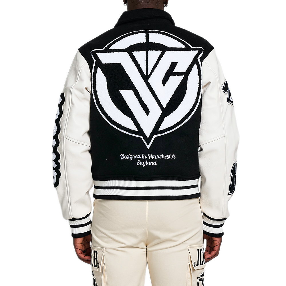 
                      
                        J Varsity Jacket.
                      
                    