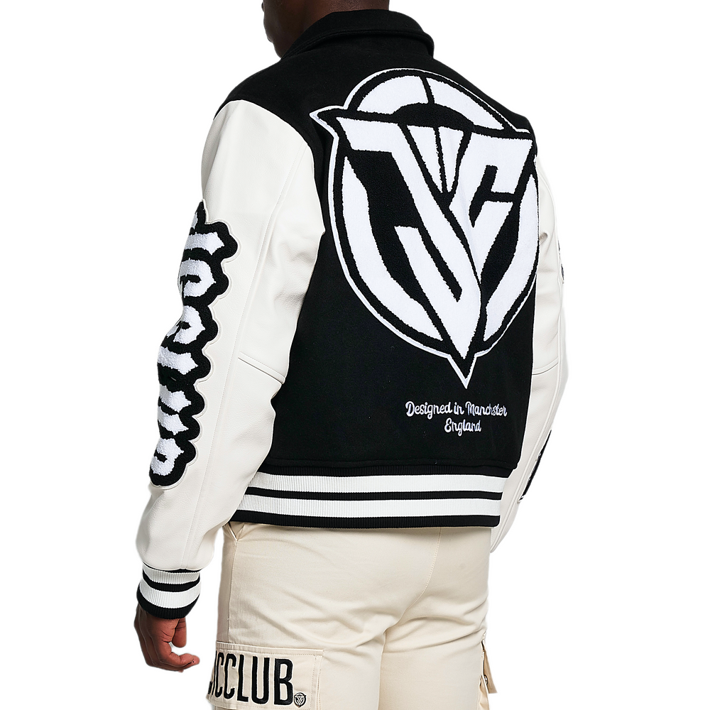 
                      
                        J Varsity Jacket.
                      
                    